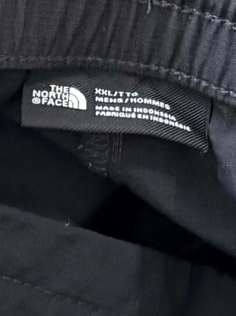 North Face Horizon Shorts Men’s  Black Zip Pocket Hiking Outdoor Utility, XXL